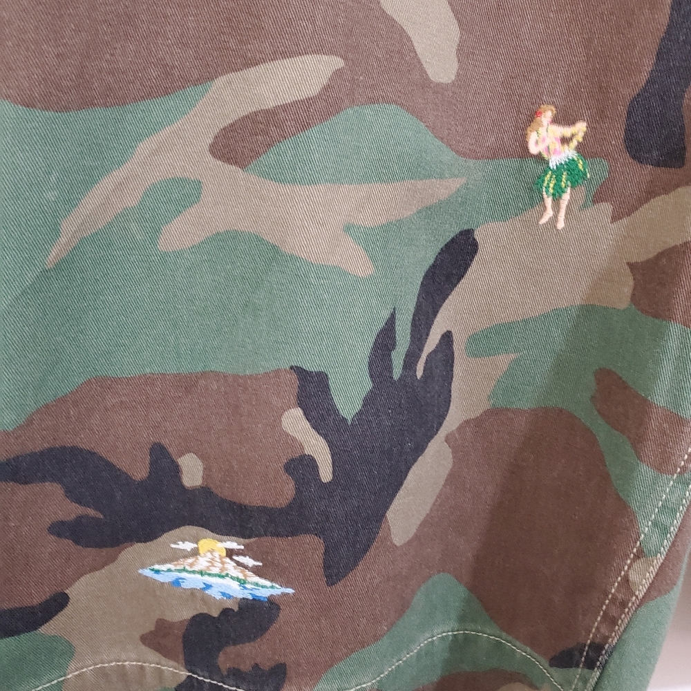 Polo Ralph Lauren Rugged Chino Shorts Surplus Camo Hula Aloha NWT Size 48 B Mens - Picture 7 of 12